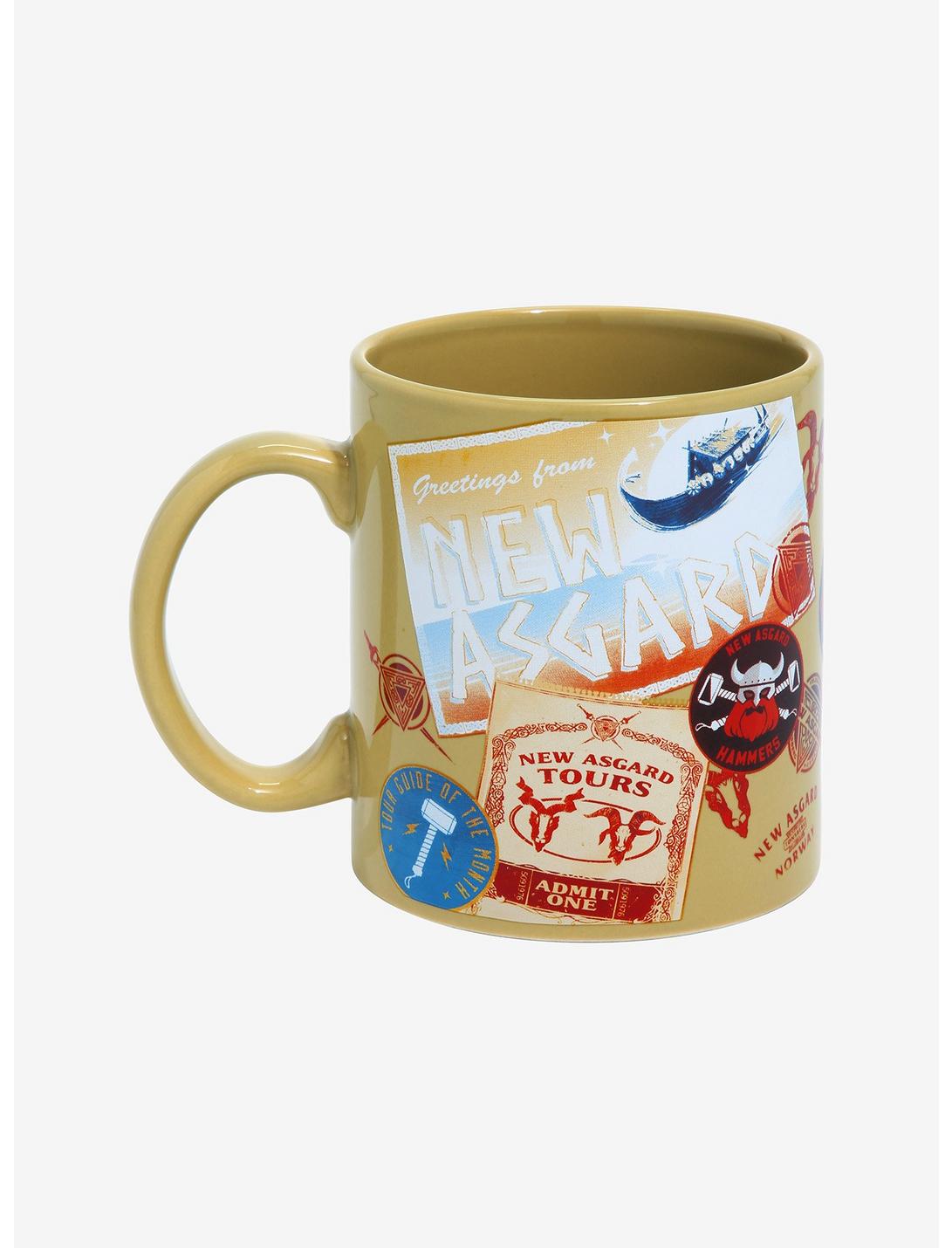 Thor Love and Thunder Greeting From Asgard Ceramic Mug, 20 Ounces