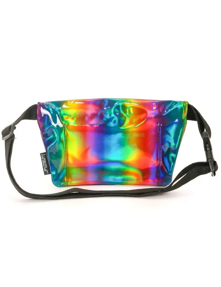Metallic Rainbow Ultra-Slim Waist Bag