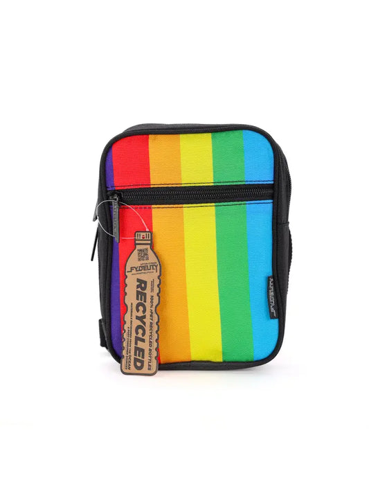 Black Rainbow Convertible Crossbody Sidekick Sling Bag