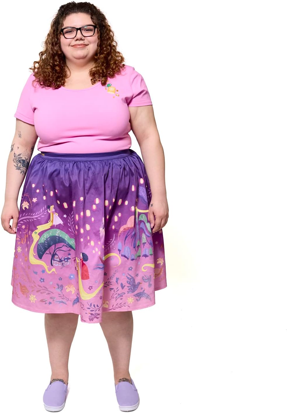 Stitch Shoppe Rapunzel Lanterns Kelly Top