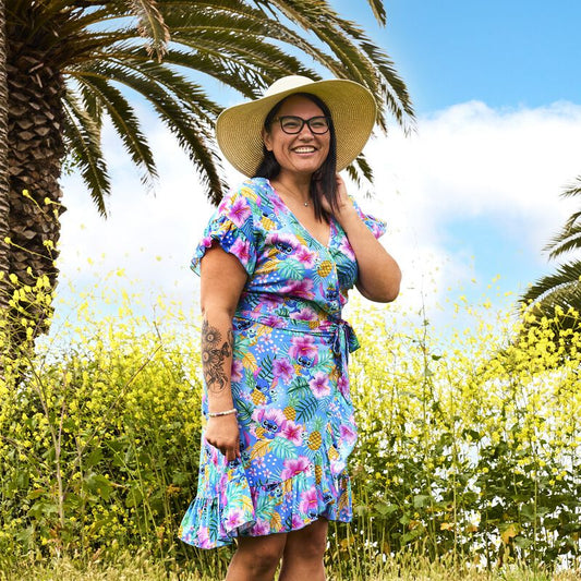 Lilo and Stitch Tropical Wrap Ilana Dress by Stitch Shoppe