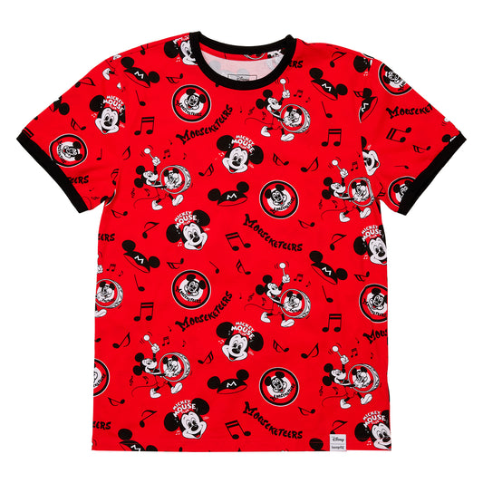 Disney 100 Mouseketeers Unisex Ringer Tee