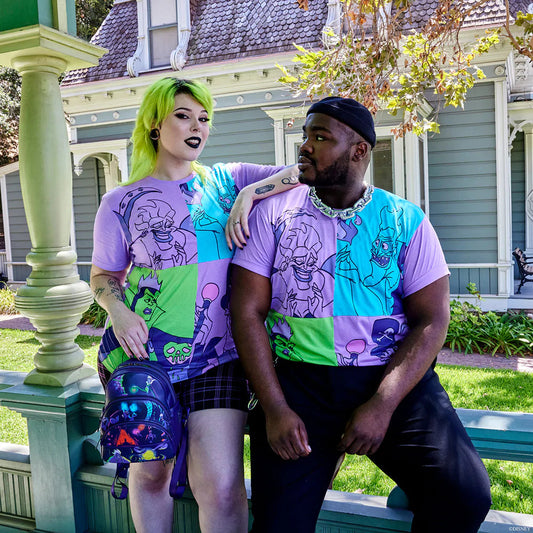 Disney Villains Squares Unisex Tee