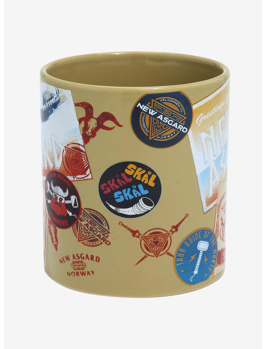 Thor Love and Thunder Greeting From Asgard Ceramic Mug, 20 Ounces