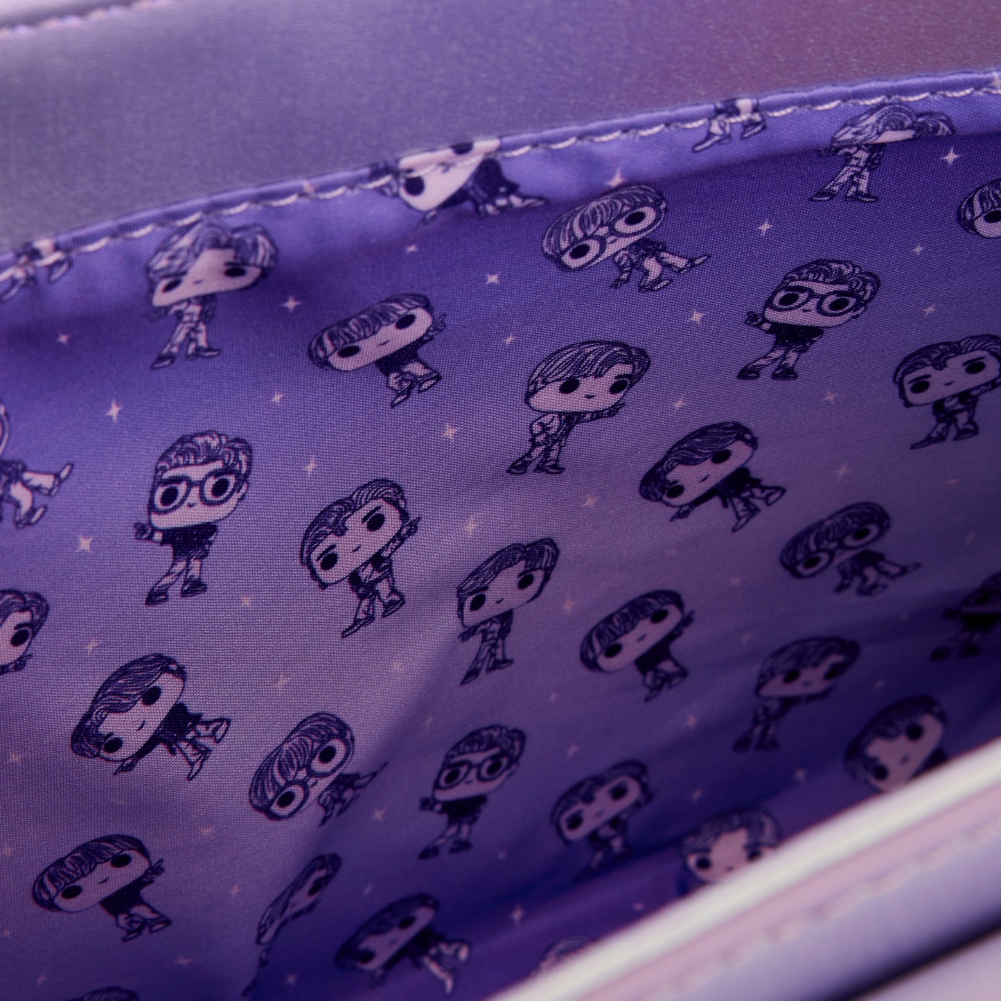 Funko Pop! By Loungefly BTS Logo Iridescent Purple Crossbody Bag -  **PREORDER**