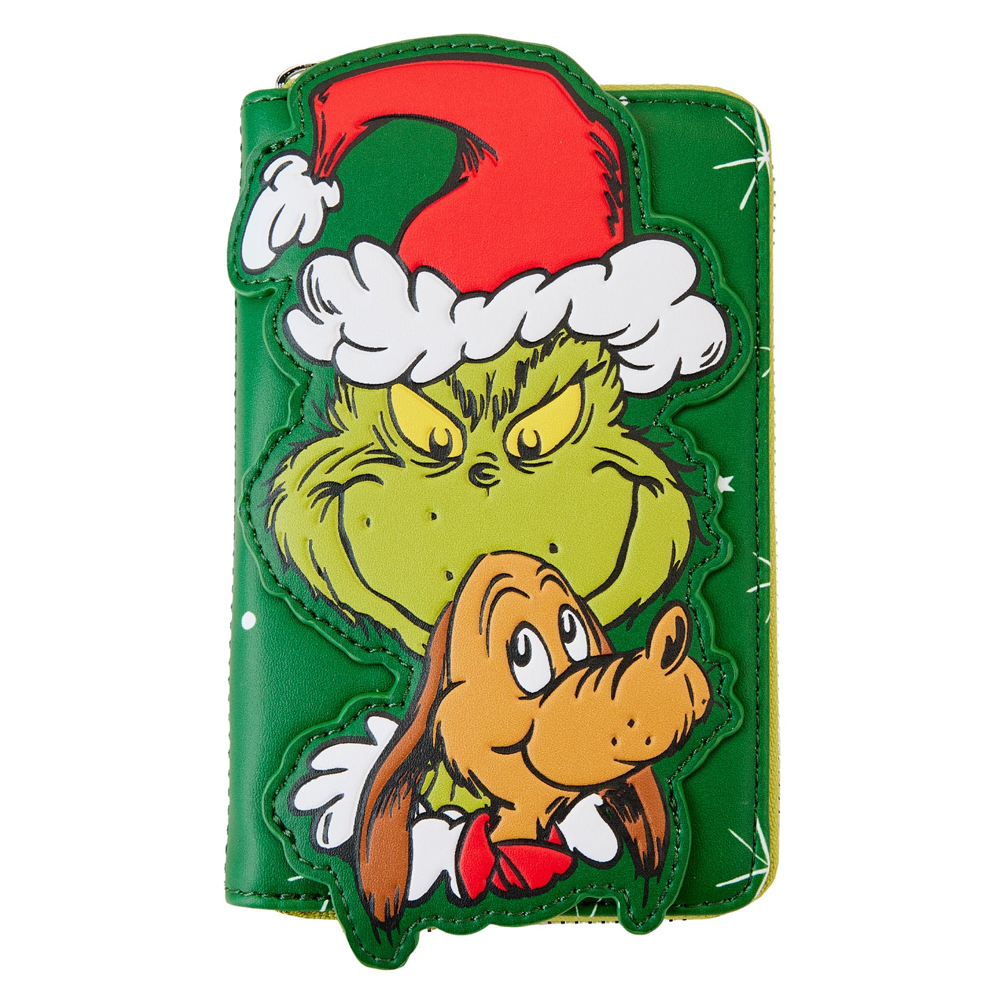 Dr. Seuss Santa Grinch and Max Zip Around Wallet -  **PREORDER**