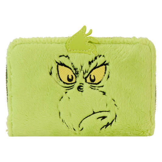 Dr. Seuss' How The Grinch Stole Christmas! Plush Cosplay Glow Zip Around Wallet- PREORDER