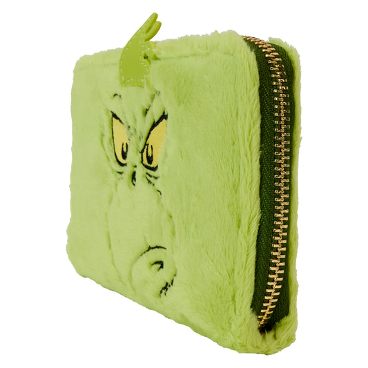 Dr. Seuss' How The Grinch Stole Christmas! Plush Cosplay Glow Zip Around Wallet- PREORDER