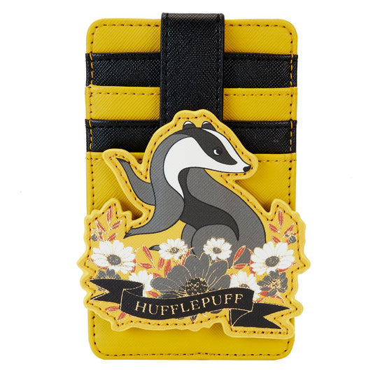 Harry Potter Hufflepuff House Floral Tattoo Card Holder - **PREORDER**