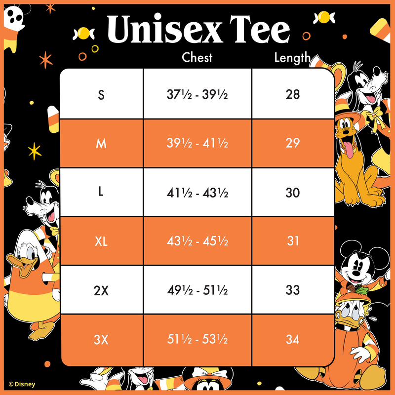 Mickey Mouse and Friends Candy Corn Unisex Tee
