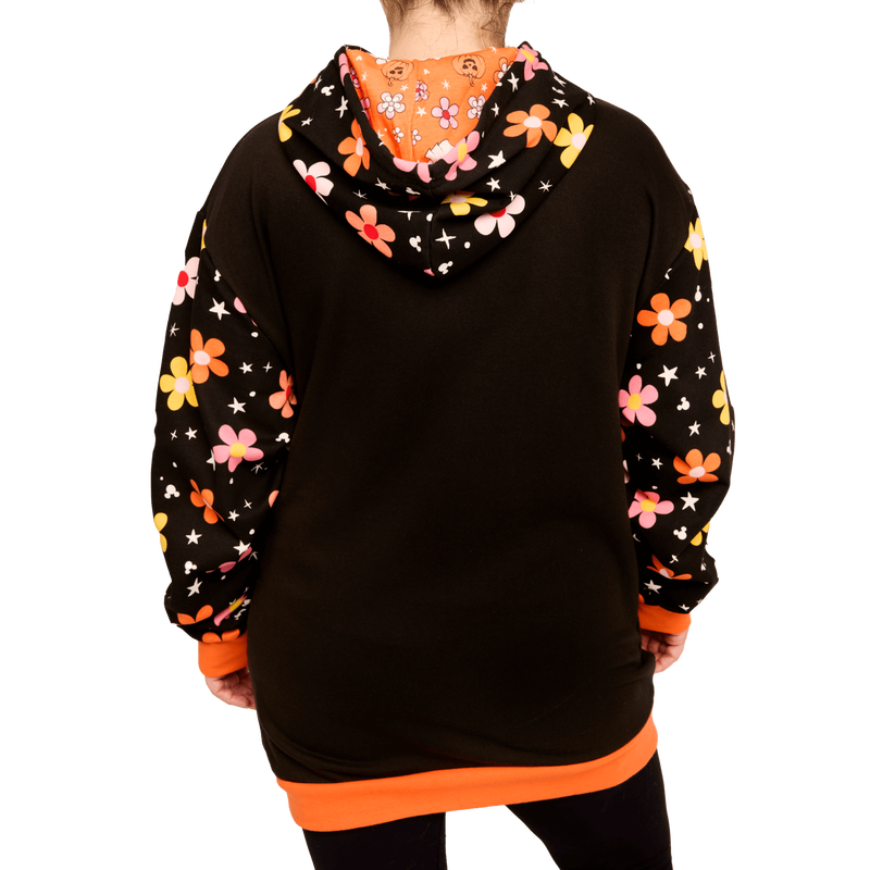 Mickey & Minnie Floral Ghost Glow Unisex Hoodie - PREORDER