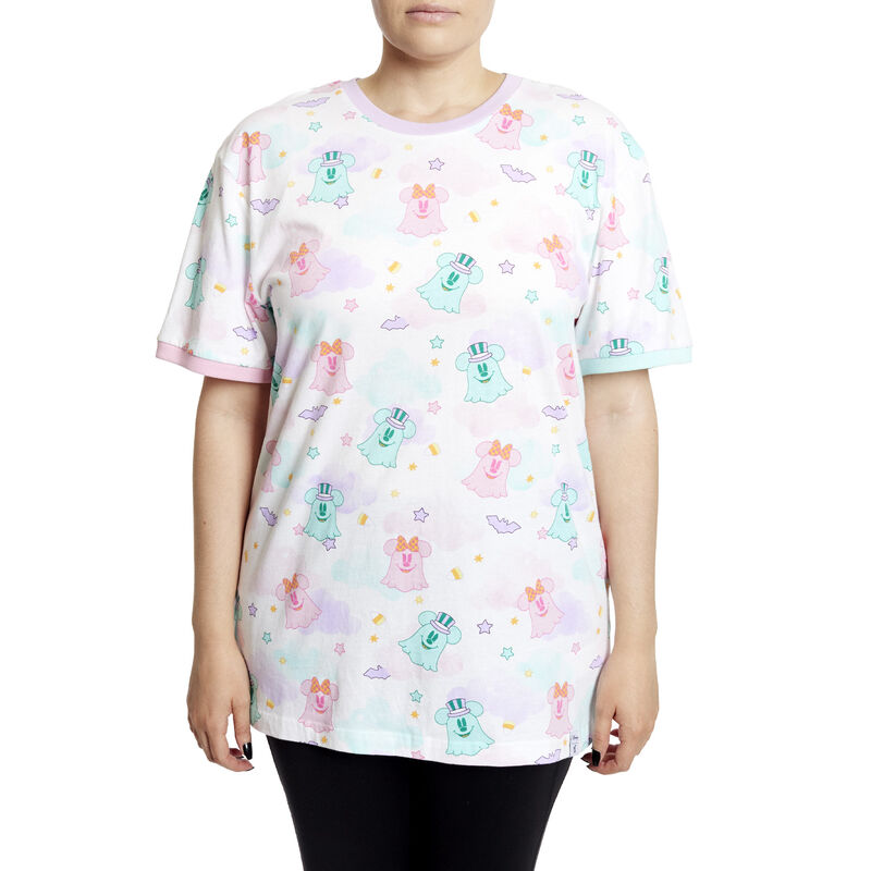 Mickey and Minnie Pastel Ghost Unisex Tee