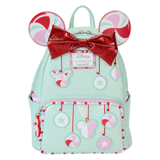 Minnie Mouse Peppermint Ornaments Mini Backpack - PREORDER