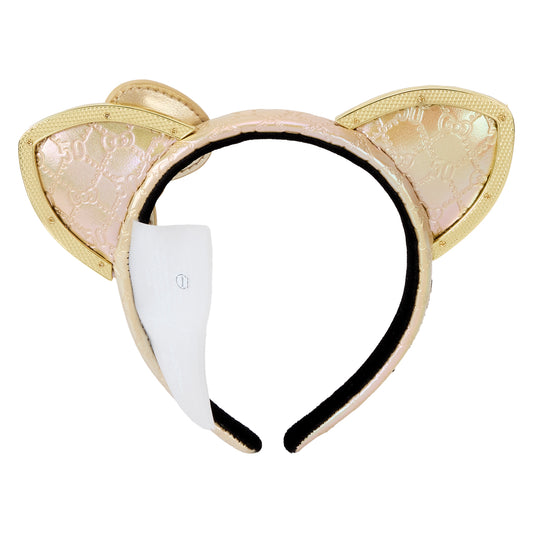 Sanrio 50th Anniversary Hello Kitty Metallic Gold Ear Headband - PREORDER