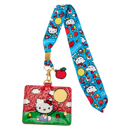 Sanrio Hello Kitty 50th Anniversary Lanyard With Card Holder  - PREORDER