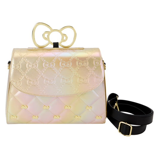 Sanrio 50th Anniversary Hello Kitty Metallic Gold Crossbody Bag - PREORDER