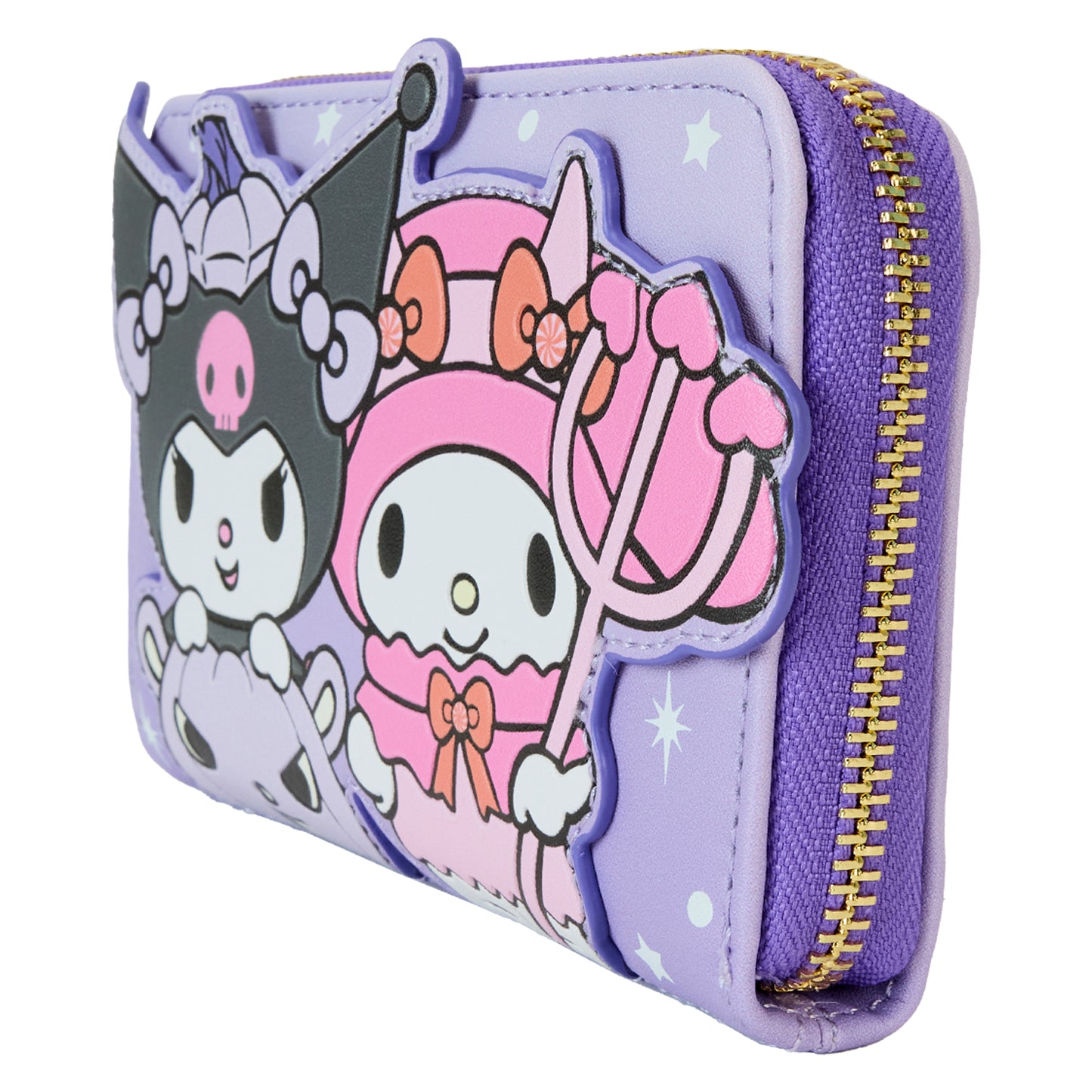 Sanrio Kuromi & My Melody Glow Zip Around Wallet