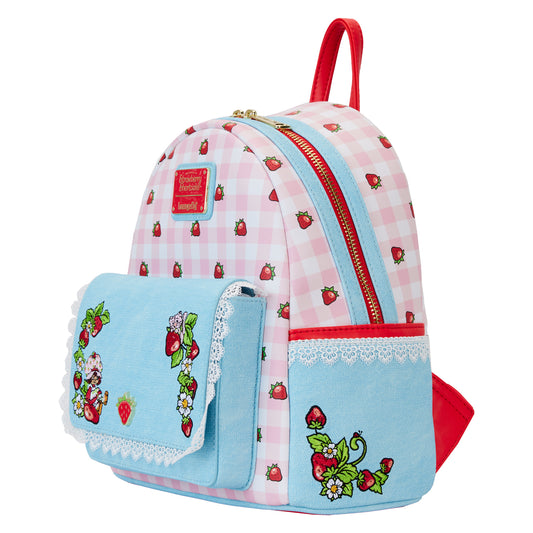 Strawberry Shortcake Denim Pocket Mini Backpack - **PREORDER**