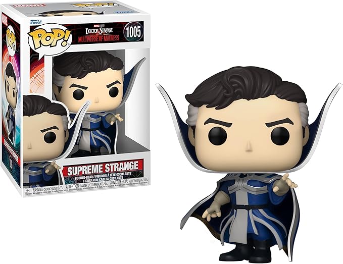 Funko Pop! Marvel: Doctor Strange in The Multiverse of Madness Collectors Set Wong, America Chavez, Master Mordo, Supreme Strange, Sara, Doctor Strange