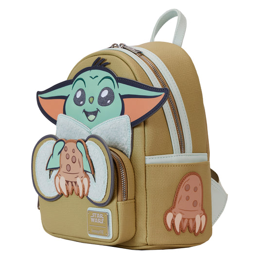 The Mandalorian Grogu & Crabbies Cosplay Mini Backpack - **PREORDER**