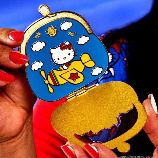 Sanrio Hello Kitty 50th Anniversary Coin Bag 3" Collector Box Pin  - PREORDER