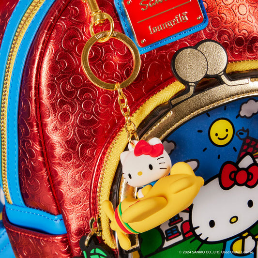 Sanrio Hello Kitty 50th Anniversary Classic Figural Silicone Keychain  - PREORDER