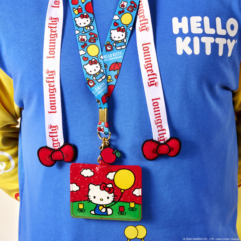 Sanrio Hello Kitty 50th Anniversary Lanyard With Card Holder