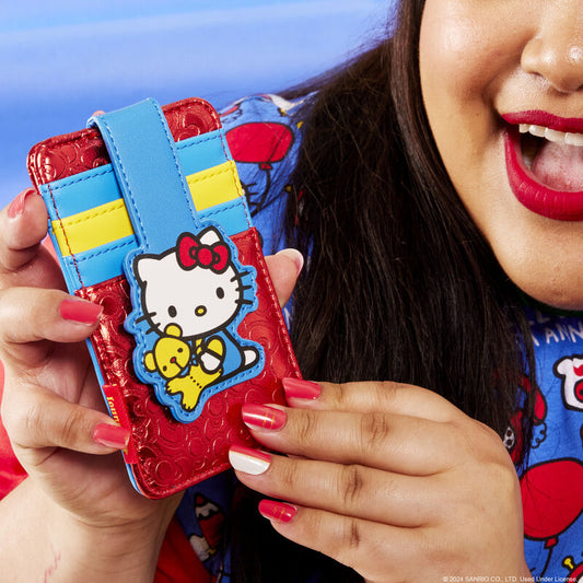 Sanrio Hello Kitty 50th Anniversary Metallic Card Holder - PREORDER