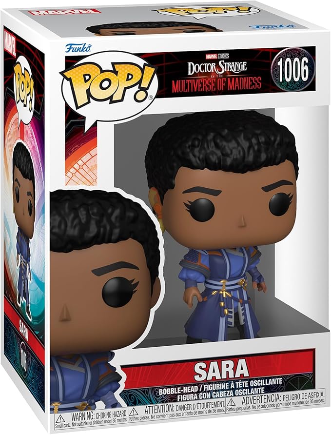 Funko Pop! Marvel: Doctor Strange in The Multiverse of Madness Collectors Set Wong, America Chavez, Master Mordo, Supreme Strange, Sara, Doctor Strange