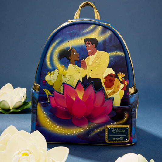 The Princess And The Frog 15th Anniversary Tiana & Prince Naveen Glow Mini Backpack - PREORDER