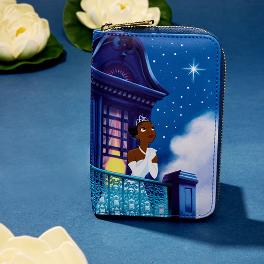 The Princess And The Frog 15th Anniversary Tiana Wishing Star Glow Zip Around Wallet - PREORDER