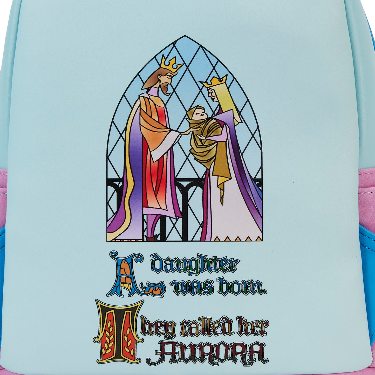 Sleeping Beauty Stained Glass Castle Mini Backpack