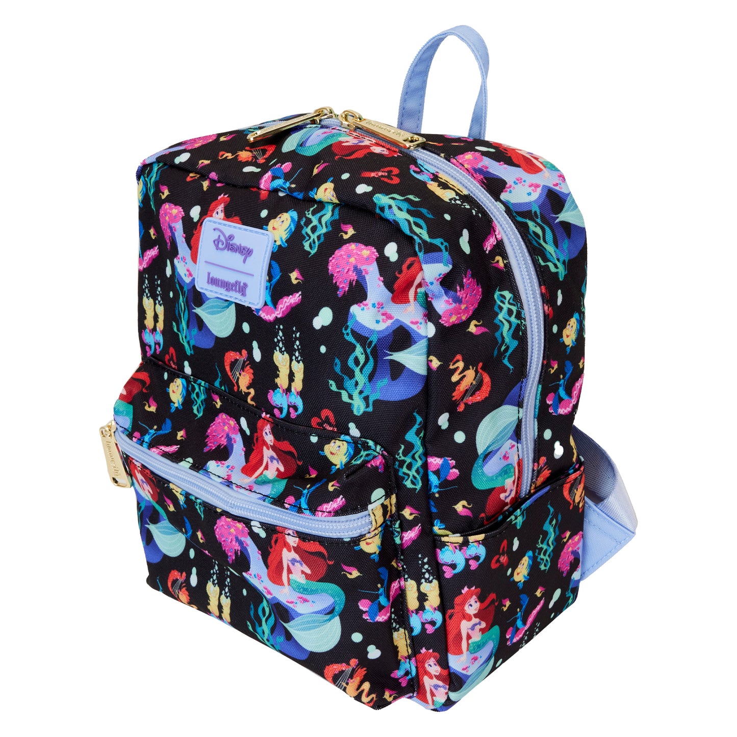 The Little Mermaid 35th Anniversary Life is the Bubbles All-Over Print Nylon Square Mini Backpack - **PREORDER**