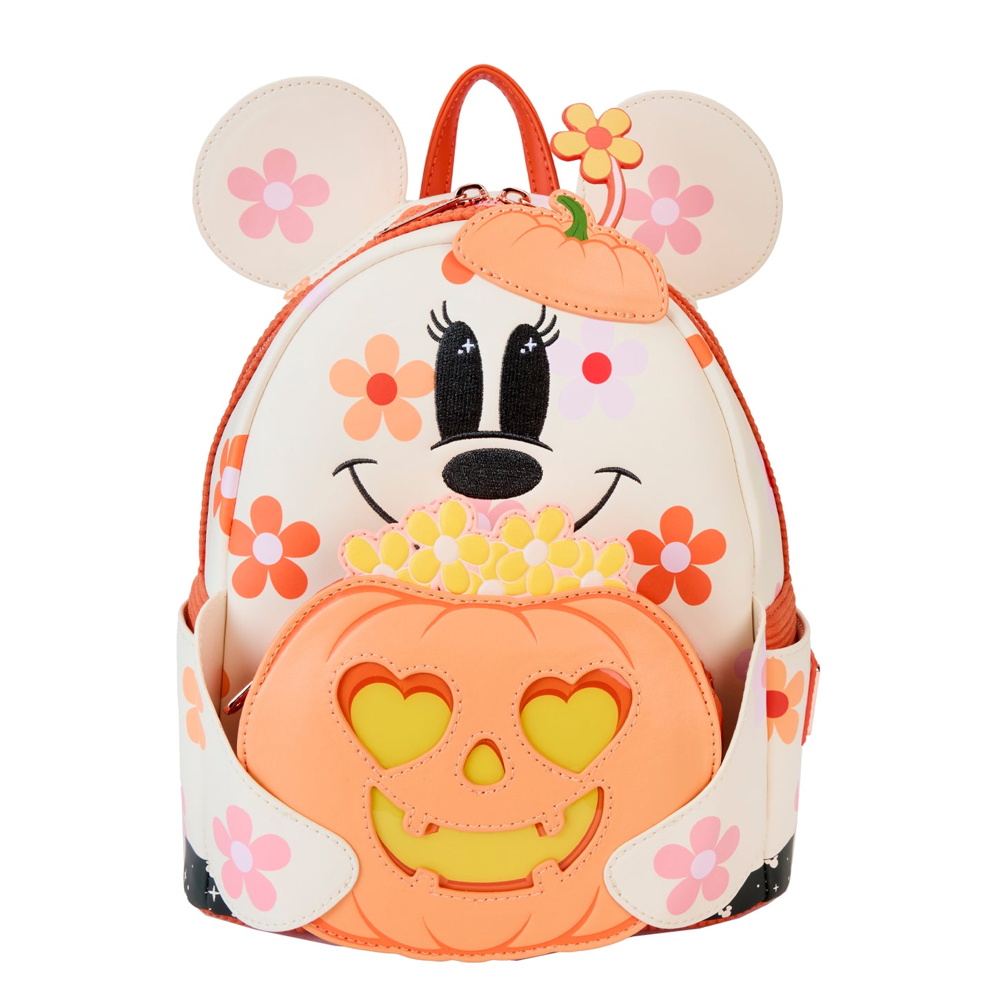 Minnie Mouse Floral Ghost Cosplay Light Up Glow Mini Backpack - PREORDER