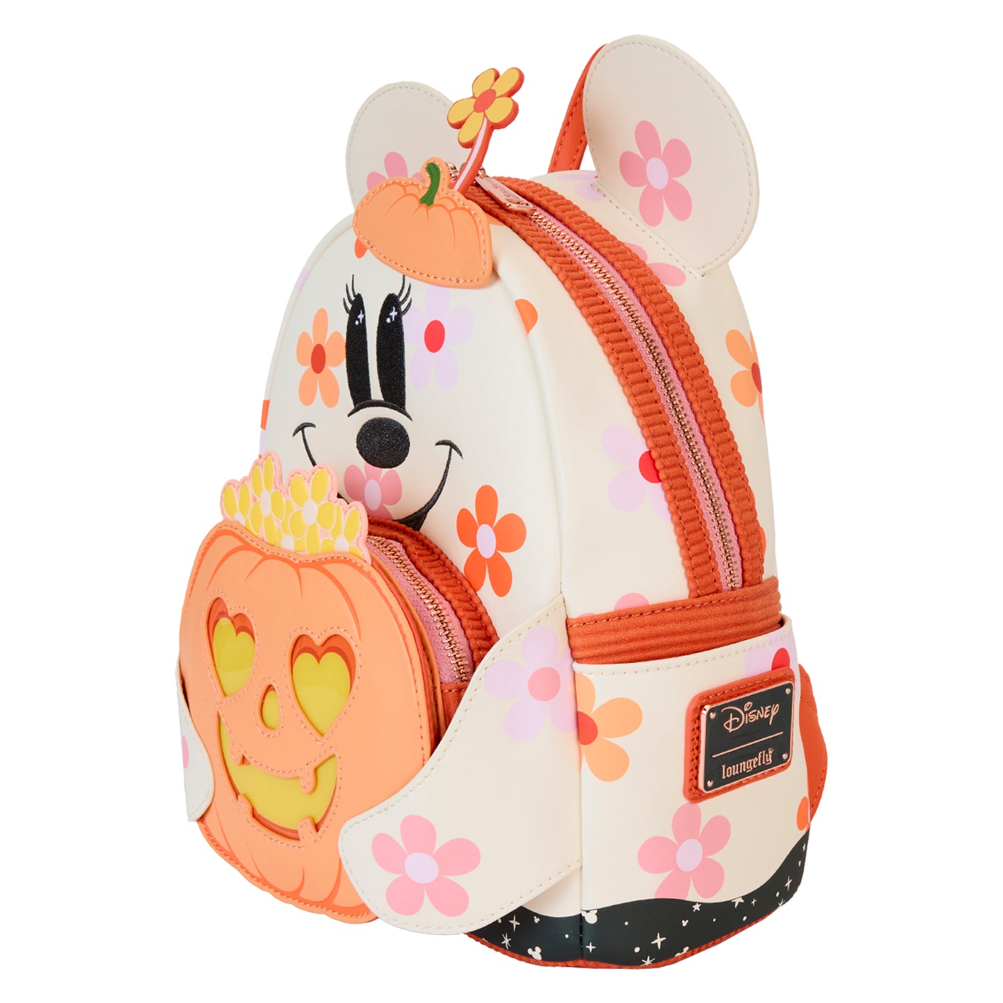 Minnie Mouse Floral Ghost Cosplay Light Up Glow Mini Backpack - PREORDER