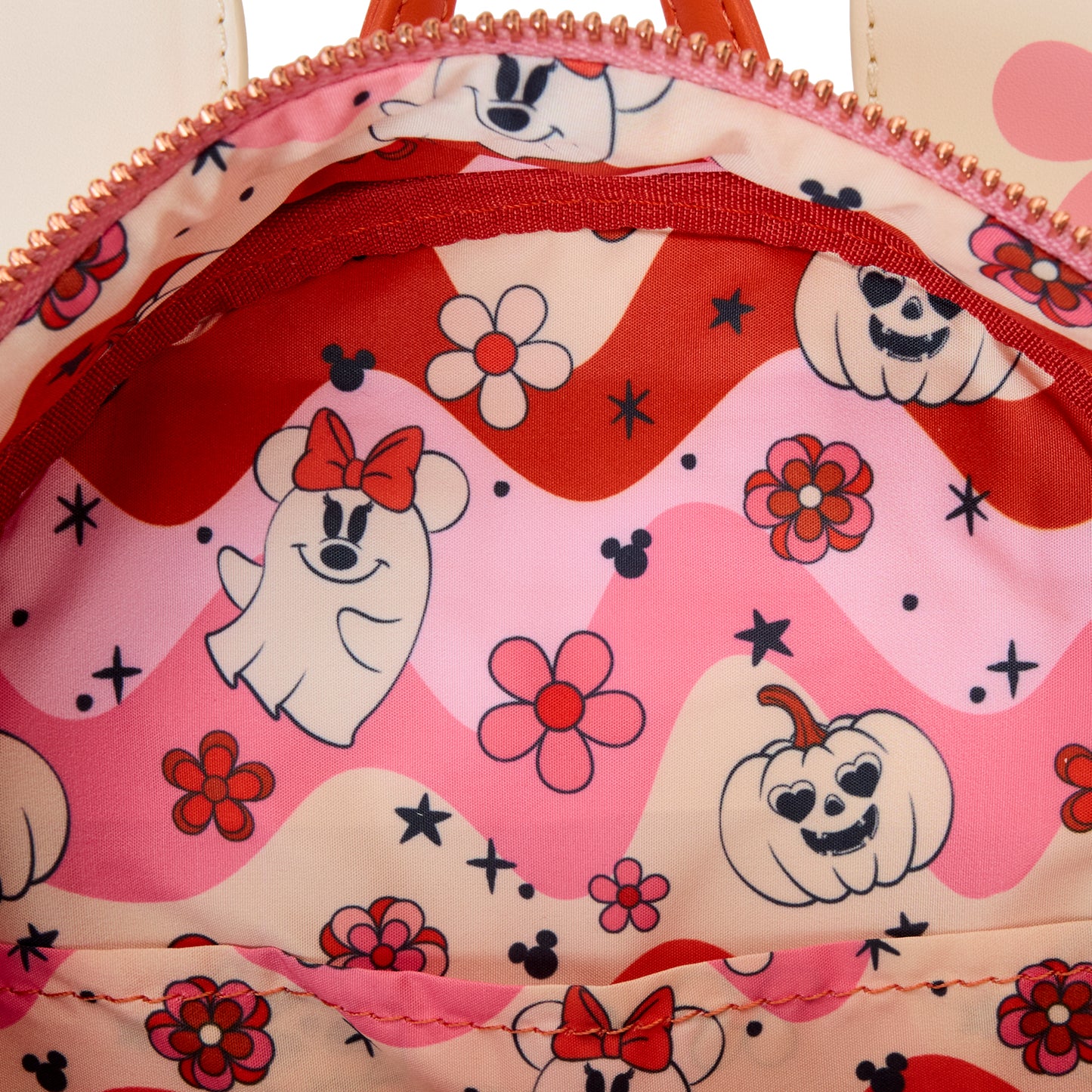 Minnie Mouse Floral Ghost Cosplay Light Up Glow Mini Backpack