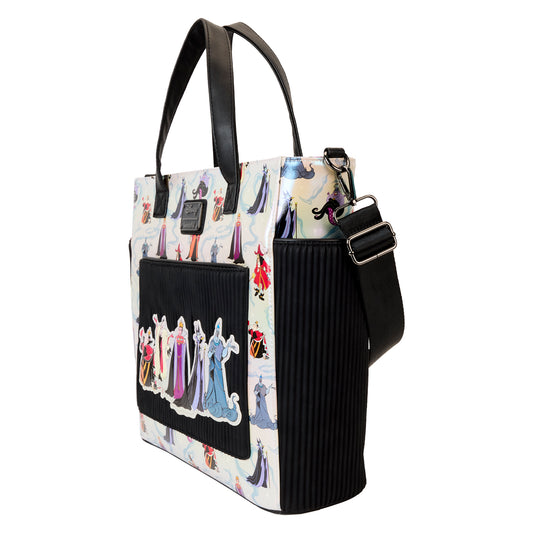 Disney Villains Iridescent All-Over Print Convertible Backpack & Tote Bag - PREORDER