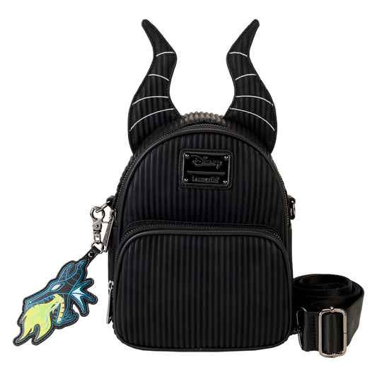 Disney Villains Maleficent Dragon Horns Convertible Mini Backpack & Crossbody Bag- PREORDER