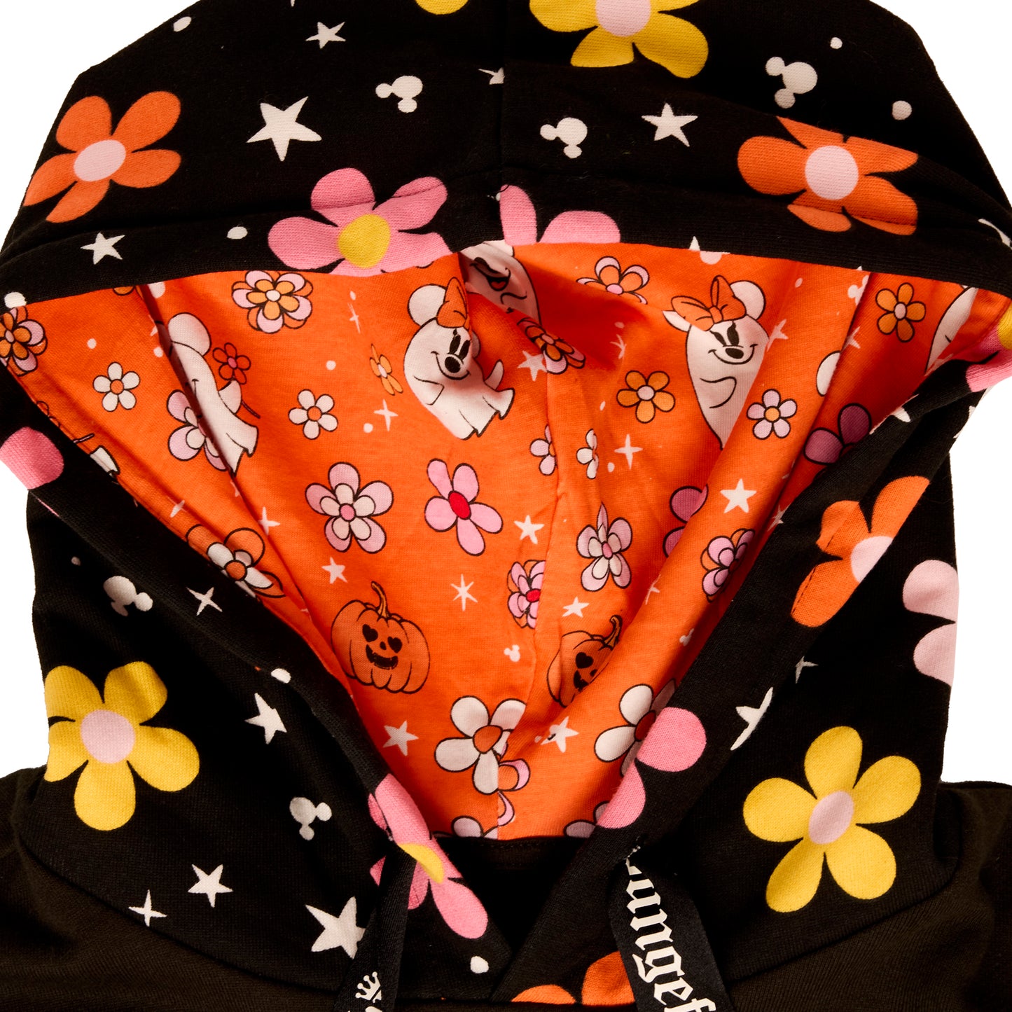 Mickey & Minnie Floral Ghost Glow Unisex Hoodie - PREORDER