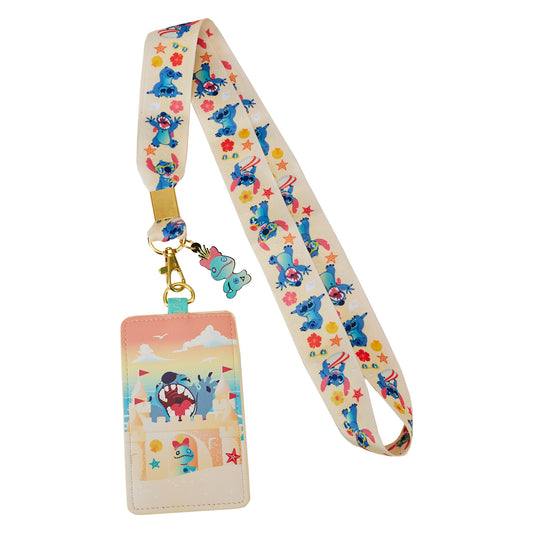 Stitch Sandcastle Lanyard with Cardholder **PREORDER**