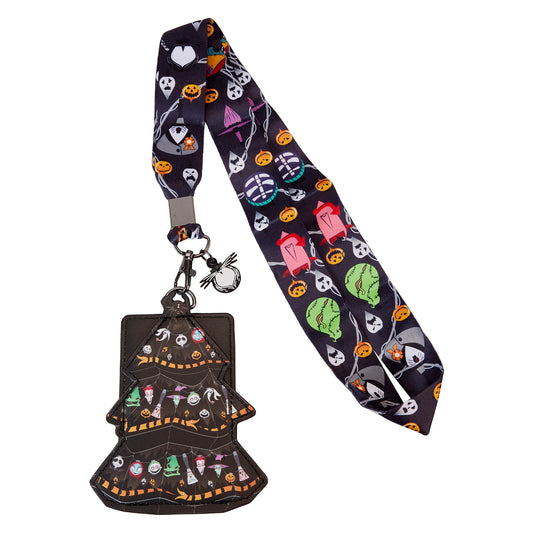Nightmare Before Christmas Tree Lanyard with Cardholder -  **PREORDER**