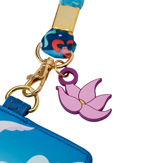 The Little Mermaid 35th Anniversary Life is the Bubbles Lanyard with Card Holder - **PREORDER**
