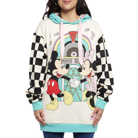Mickey and Minnie Date Night Diner Unisex Hoodie