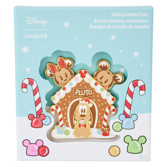 Mickey and Friends Gingerbread Pluto House 3" Pin