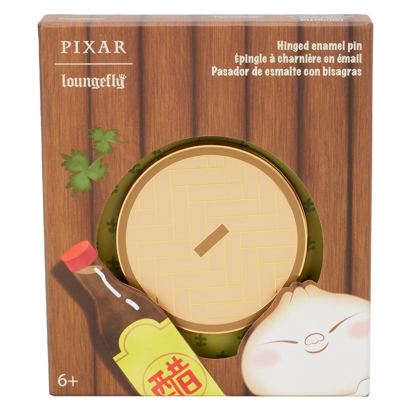 Pixar Shorts Bao Bamboo Steamer Basket 3" Collector Box Pin