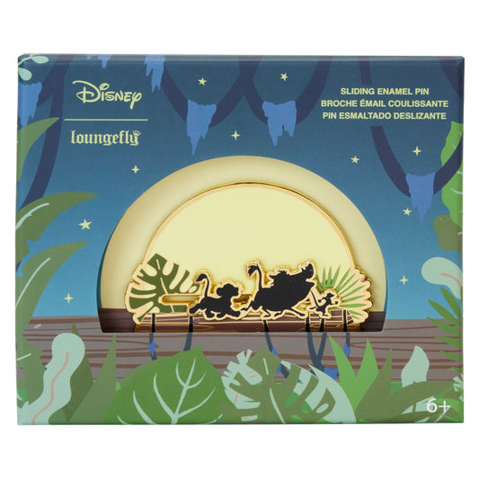 The Lion King 30th Anniversary Hakuna Matata Silhouette 3" Collector Box Sliding Pin