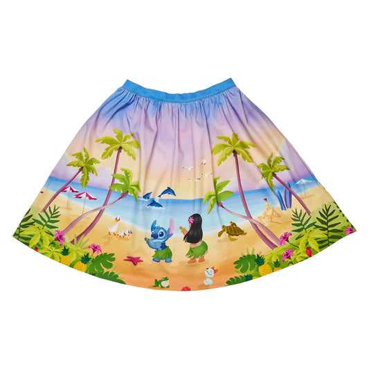 Lilo and Stitch Beach Scene Sandy Skirt by Stitch Shoppe