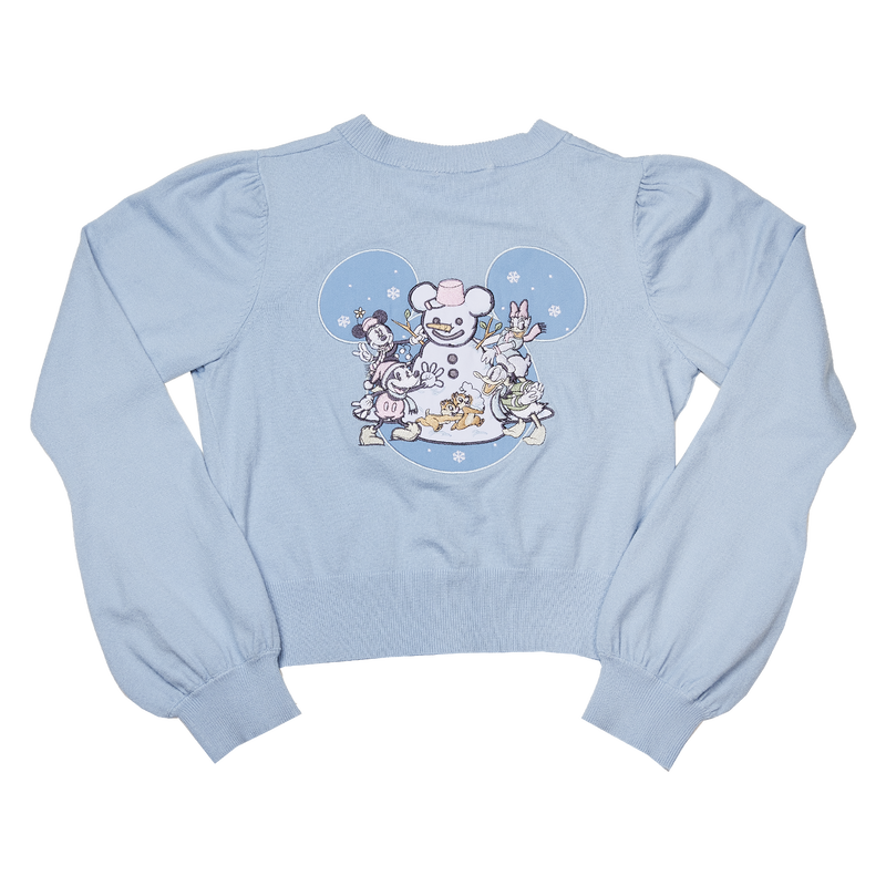 Winter Mickey and Friends Balloon Sleeve Cardigan - **PREORDER**