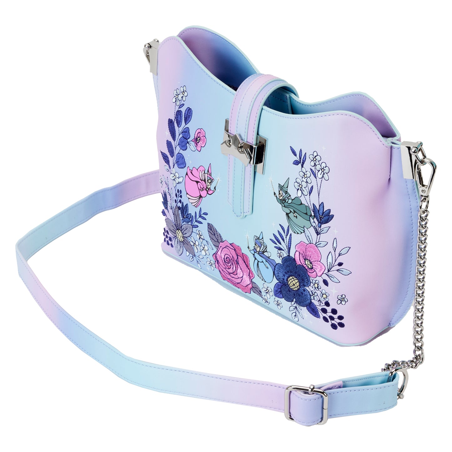 Sleeping Beauty 65th Anniversary Floral Crown Crossbody bag