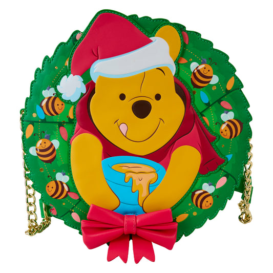 Winnie The Pooh Stuck In Wreath Glow Crossbody Bag - PREORDER